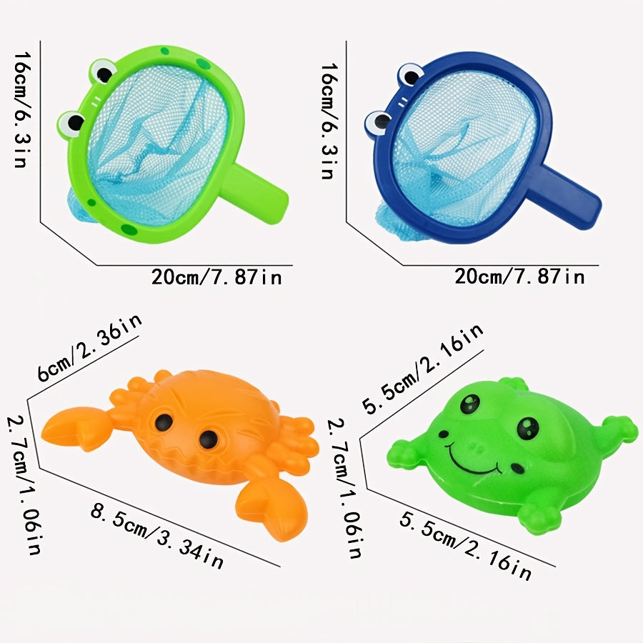 Vivolux | Bathtub Toy Fishing Net Set for Toddlers 4