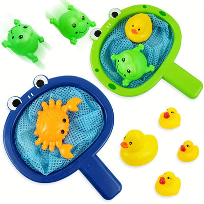 Vivolux | Bathtub Toy Fishing Net Set for Toddlers 7