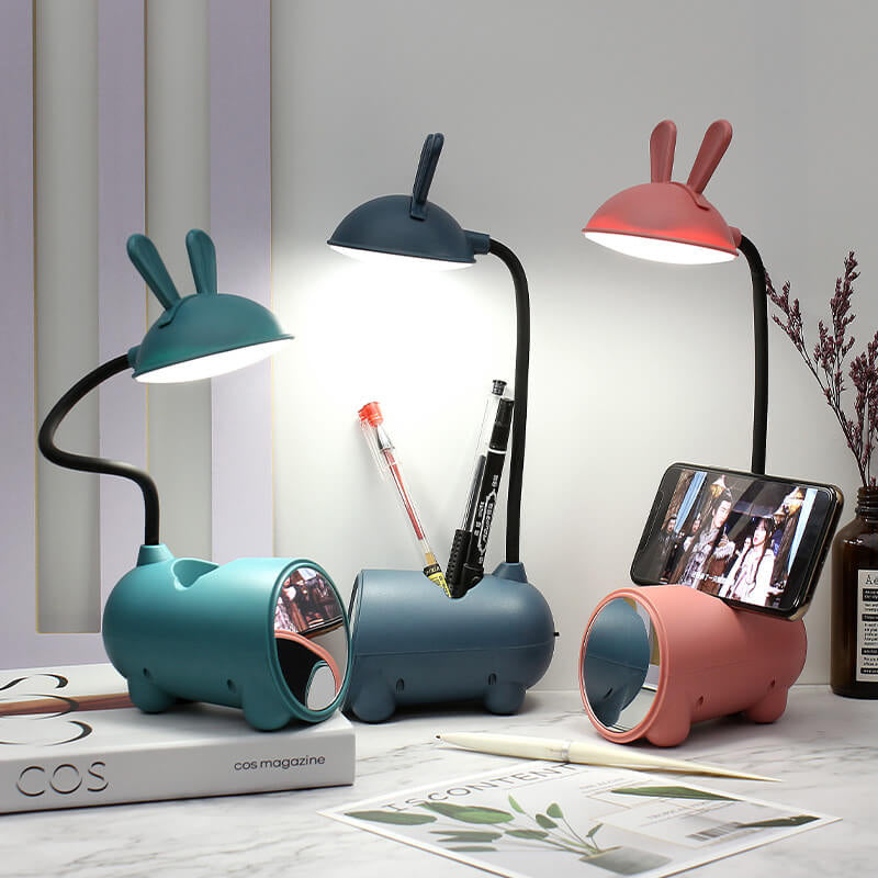 Vivolux | BunnyGlow Creative LED Touch Lamp with Pen Holder | USB Charging Function | Desk Lamp | Children's Room Decor 0