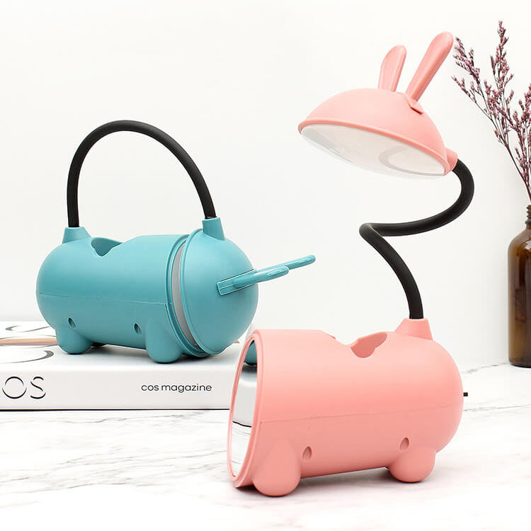 Vivolux | BunnyGlow Creative LED Touch Lamp with Pen Holder | USB Charging Function | Desk Lamp | Children's Room Decor 5