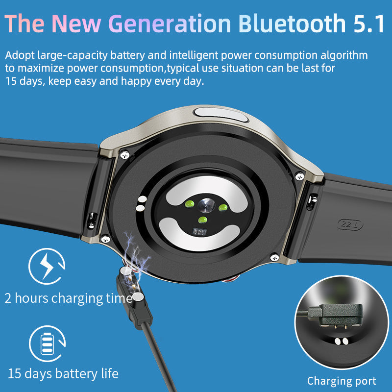 Vivolux | CFDA ECG Blood Oxygen Heart Rate Health Monitoring Smart Watch 5