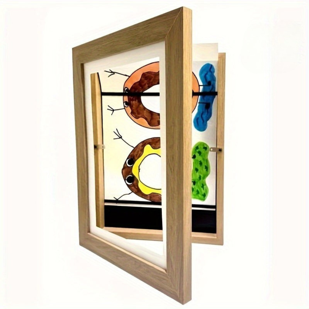 Vivolux | Digital Picture Frame Magnetic Wooden Wall Display 0
