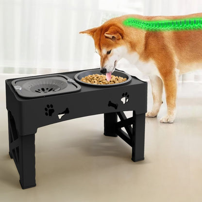 Vivolux | Dog Bowl Elevated Adjustable Slow Feeding Support 2