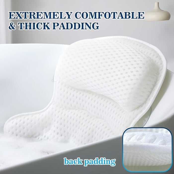 Vivolux | Ergonomic Mesh Bath Pillow Spa Pillow 5