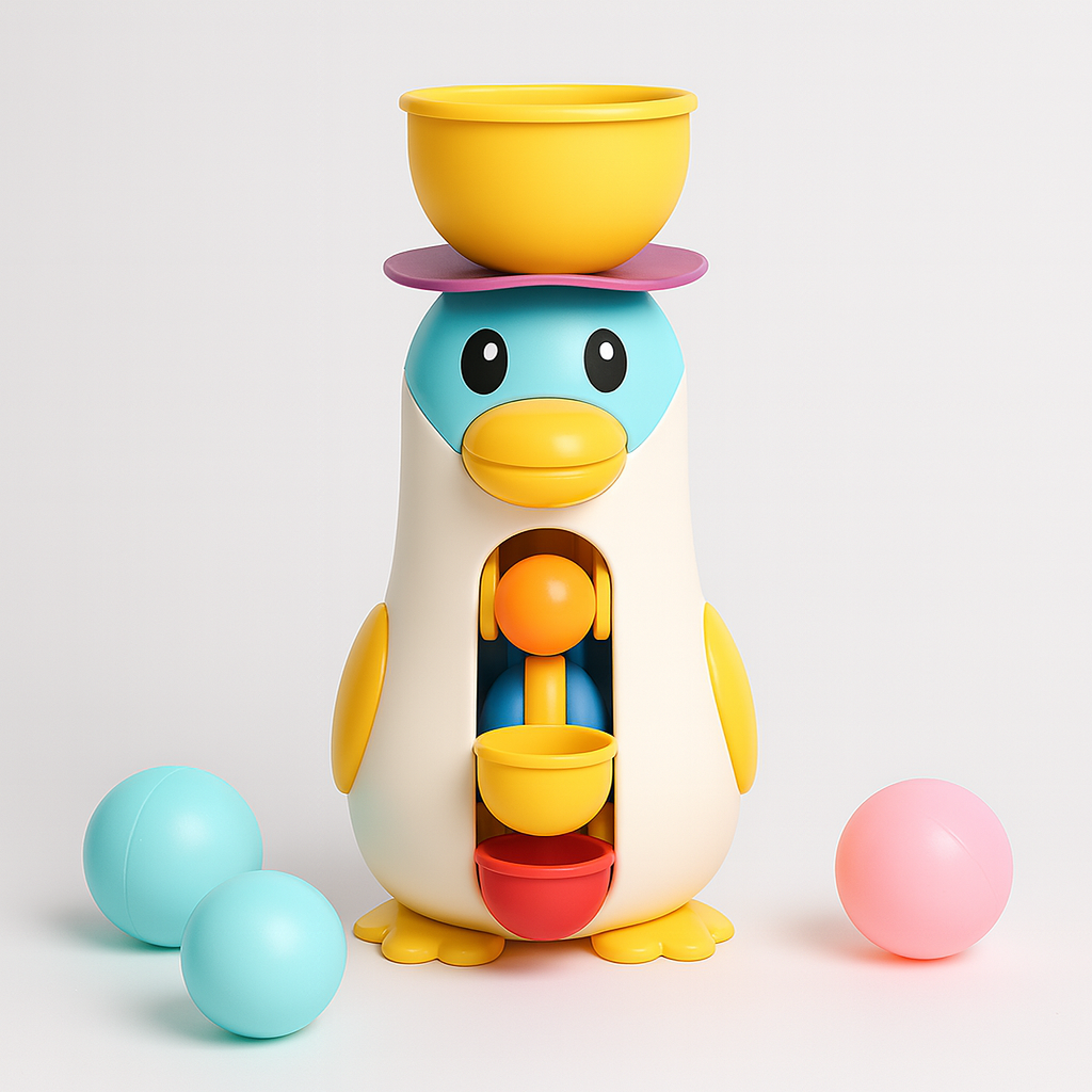 Vivolux | Penguin Waterfall Bath Toy Activity Station 0