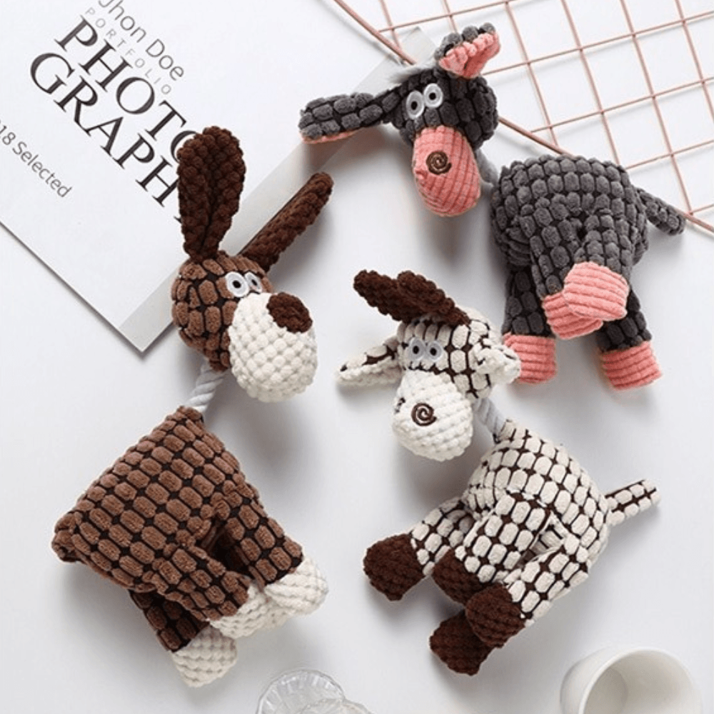 Vivolux | Plush Dog Toy Chew Set for Aggressive Play 7