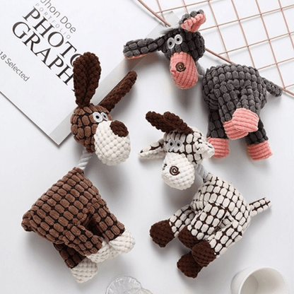 Vivolux | Plush Dog Toy Chew Set for Aggressive Play 7