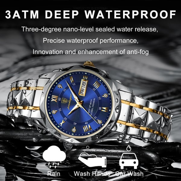 Vivolux | Waterproof luxury men's wristwatch from a top brand with luminous function 4