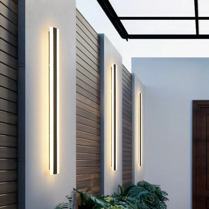 Weatherbright Modern Outdoor Wall Lamp - Weather-Resistant Exterior Lighting-2