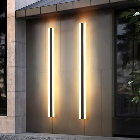 Weatherbright Modern Outdoor Wall Lamp - Weather-Resistant Exterior Lighting-1