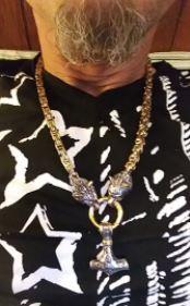 WolfSpirit | Rugged Durable Stainless Steel Double Wolf Head Necklace 8