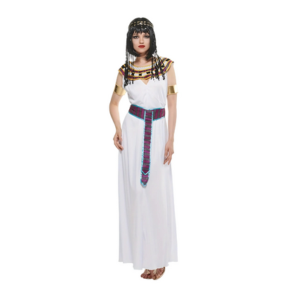 Women’s Cleopatra Halloween Costume Dress | Royal Sleeveless Maxi 3