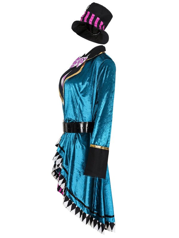 Women's Fantasy Mad Hatter Halloween Costume Dress | Mini 3