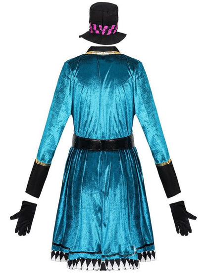 Women's Fantasy Mad Hatter Halloween Costume Dress | Mini 4