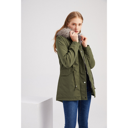 Women's Hooded Winter Parka Jacket | Warm 1