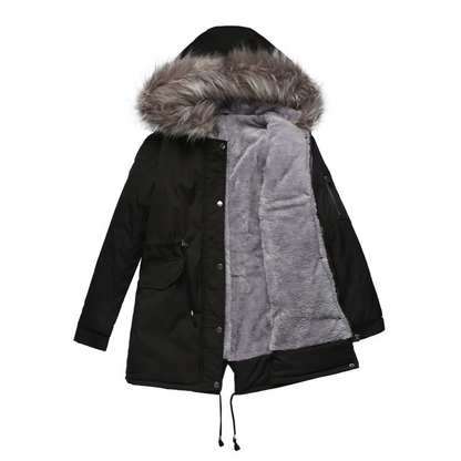 Women's Hooded Winter Parka Jacket | Warm 6