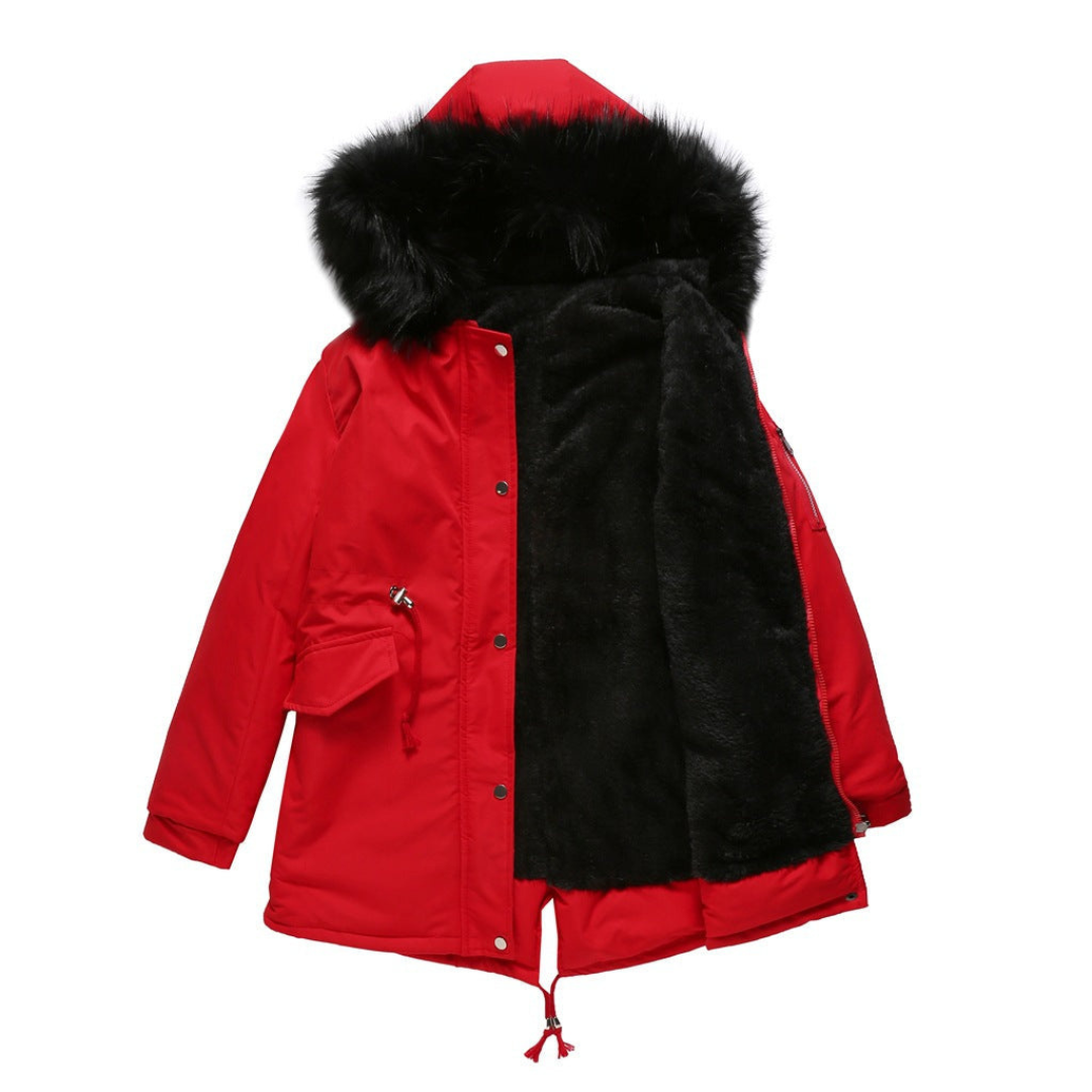 Women's Hooded Winter Parka Jacket | Warm 7
