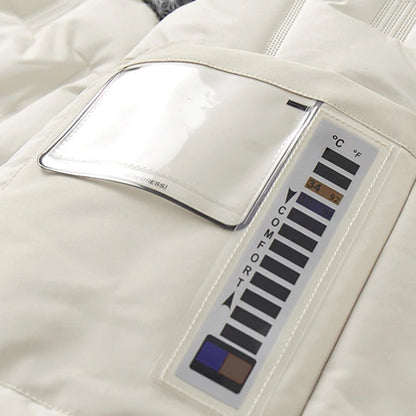 Women's Waterproof Quilted Jacket with Detachable Hood – Windproof Winter Coat for Outdoor Activities 5