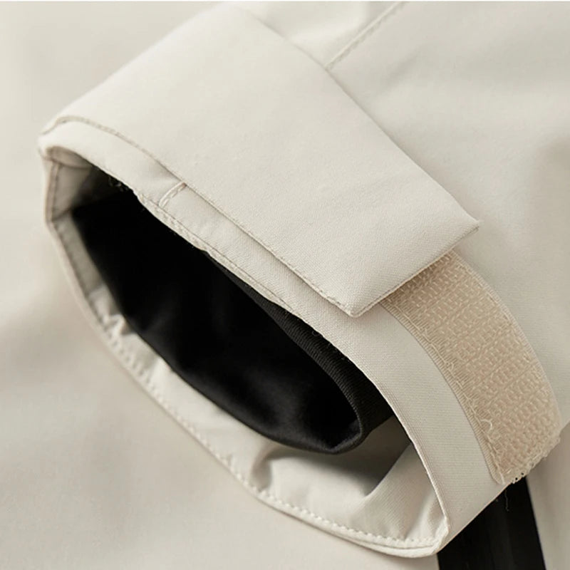 Women's Waterproof Quilted Jacket with Detachable Hood – Windproof Winter Coat for Outdoor Activities 6