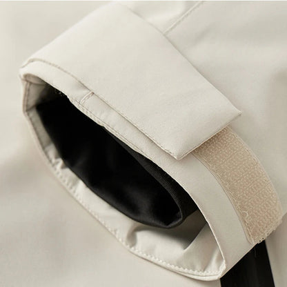 Women's Waterproof Quilted Jacket with Detachable Hood – Windproof Winter Coat for Outdoor Activities 6