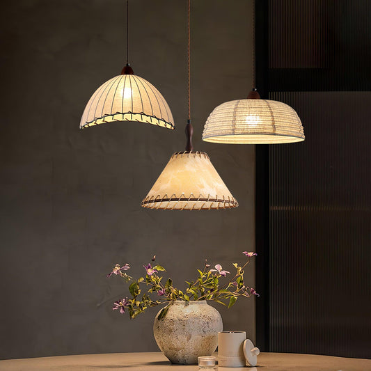 WoodLumiere – Elegante Lámpara Colgante de Madera