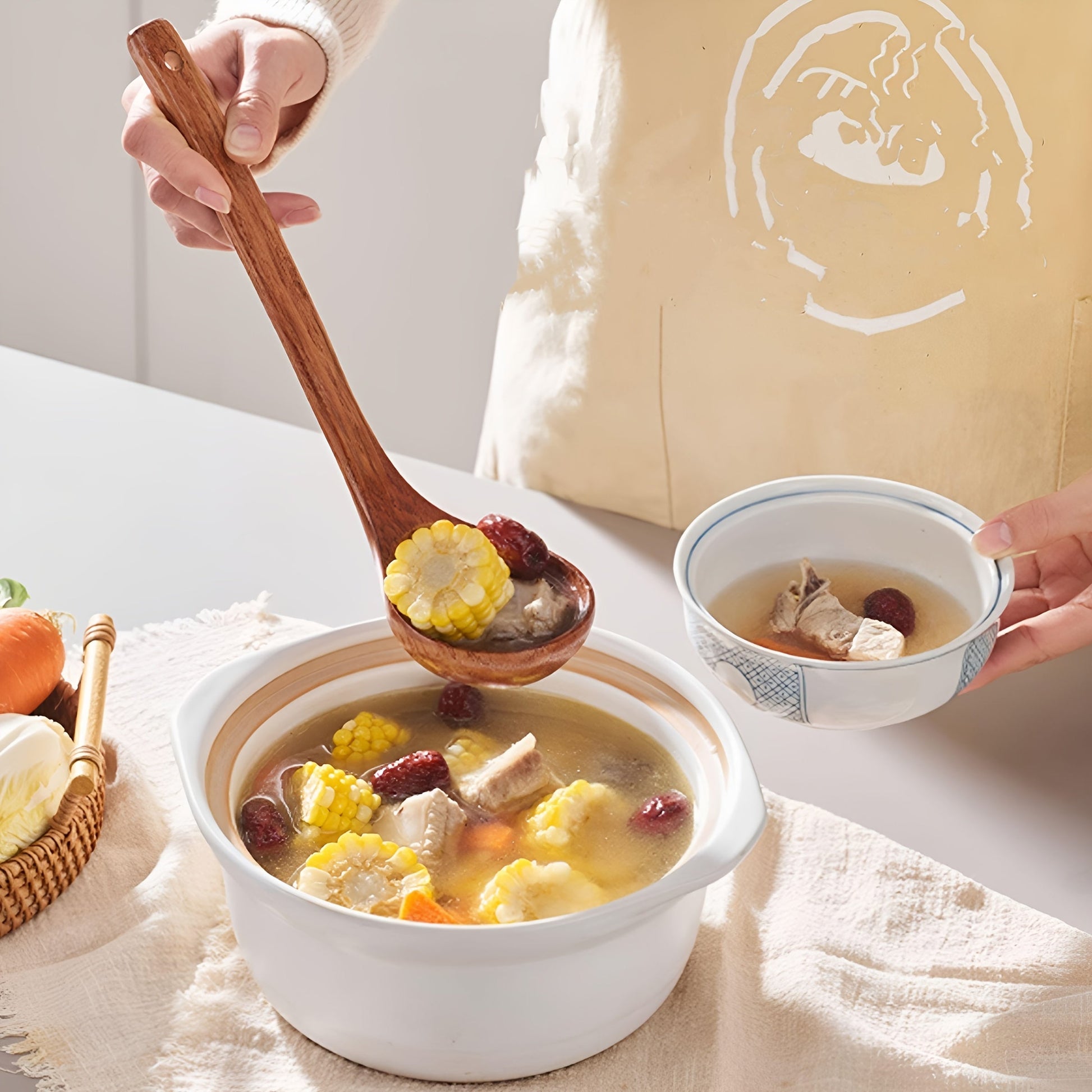 Wooden Cooking Utensils Set for Non-Stick Pans 4