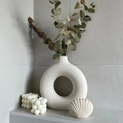 TranquilGlass - Elegant Vase for a Serene Interior