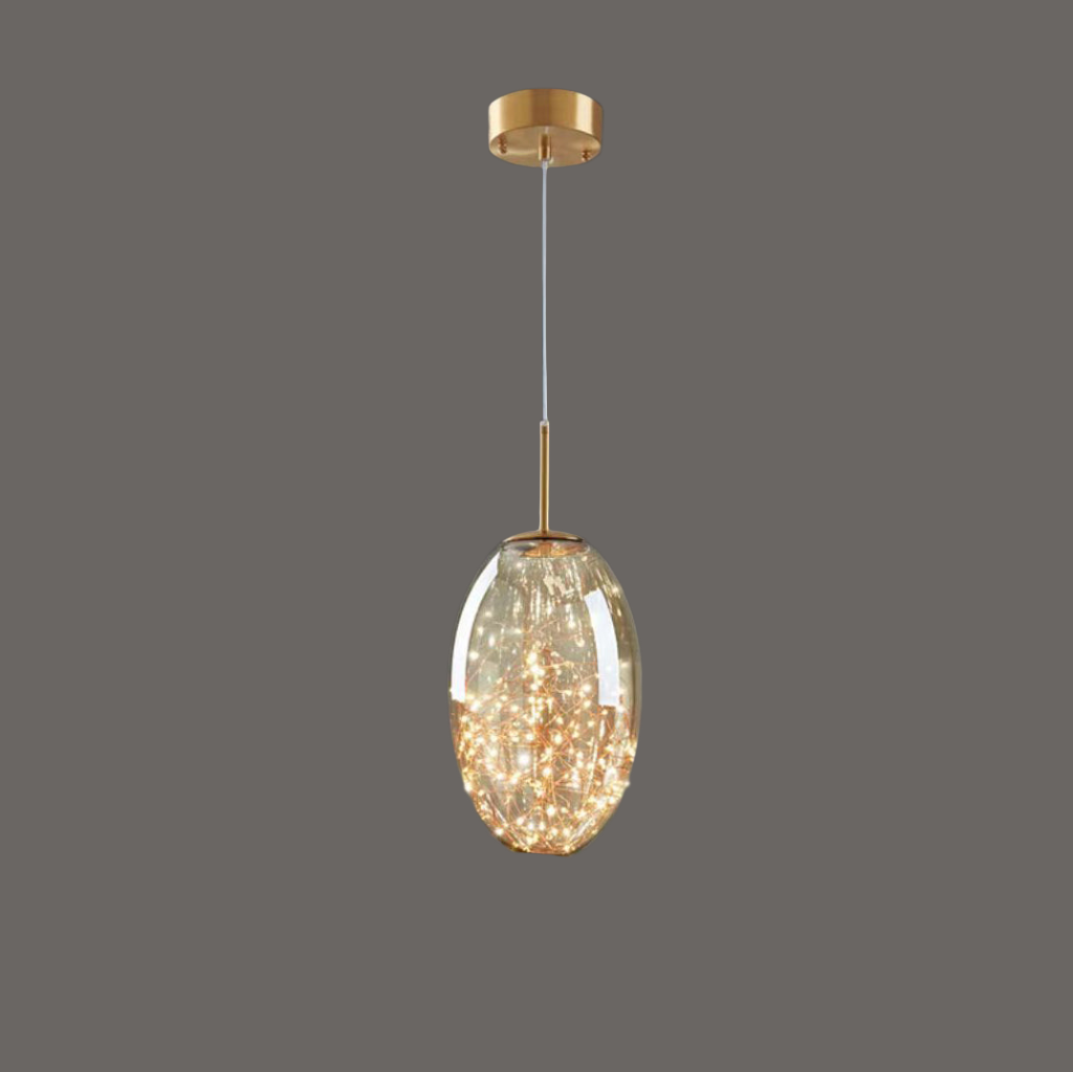 NebulaGlow - Grey Hanging Lamp