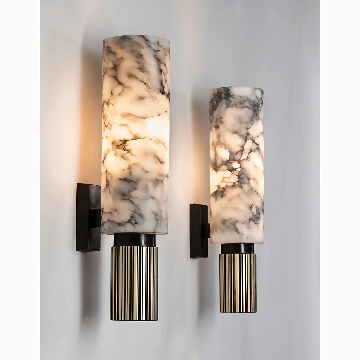 LuxeLume – Refined Marble Wall Lamp