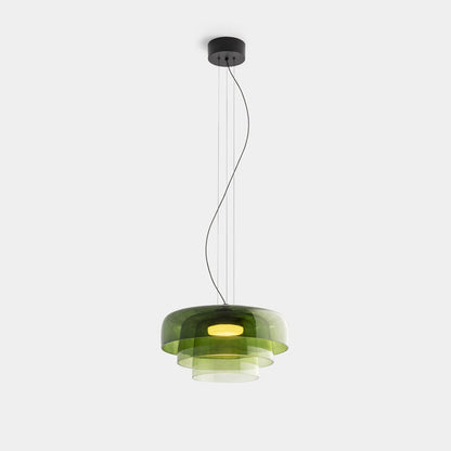 GlacialGlow - Nordic Glass Pendant Lamp