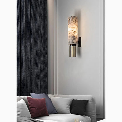 LuxeLume – Refined Marble Wall Lamp