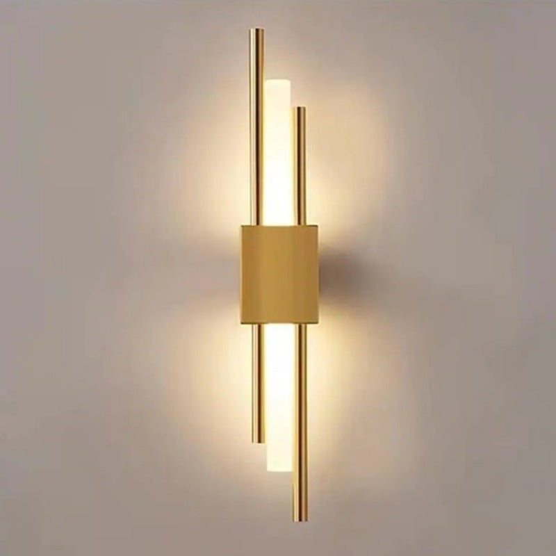 LumeGold – Stylish Black and Gold LED Wall Lamp