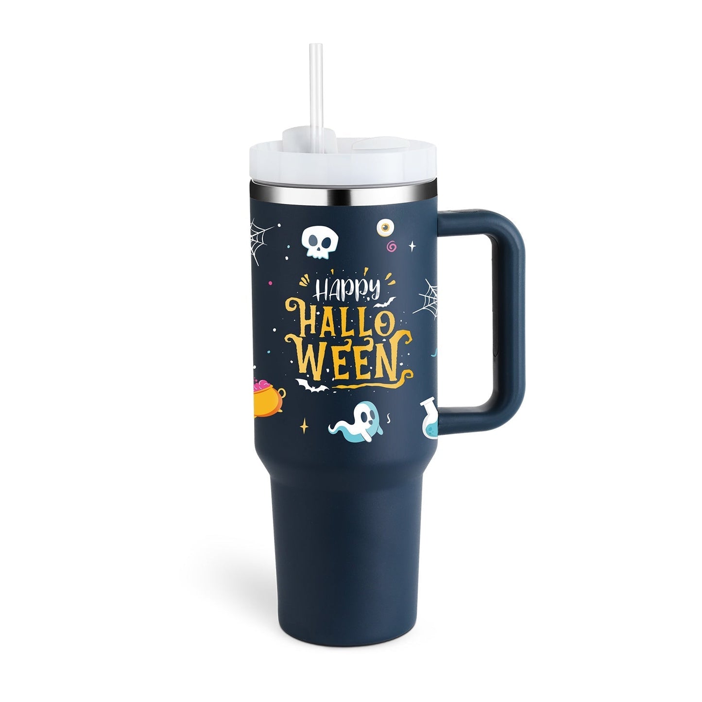 ChillMug - Isoleret Drikkekrus med sugerør