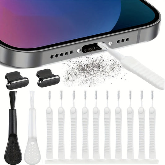 Electronic Cleaning Kit with Brushes and Tools for Multi-Surface Device Maintenance and Efficient Dirt Removal-1