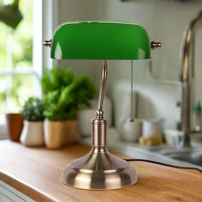 GlassOpulence - Stylish European Table Lamp