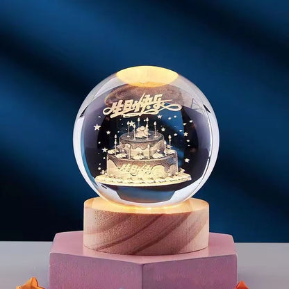 DreamBeam – 3D Crystal LED Night Light