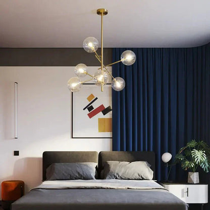 OpalShine – Sophisticated Glass Chandelier for Luxury Homes