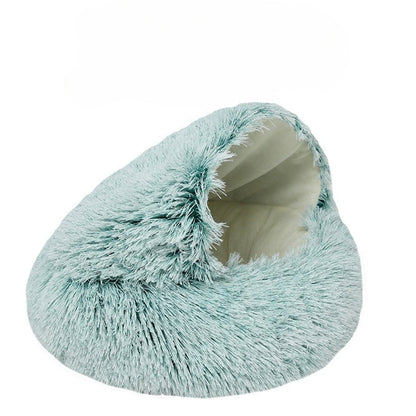 Variant image for CozyPaws - 2-in-1 Round Cat Bed & Winter Sleeping Bag for Ultimate Comfort-7