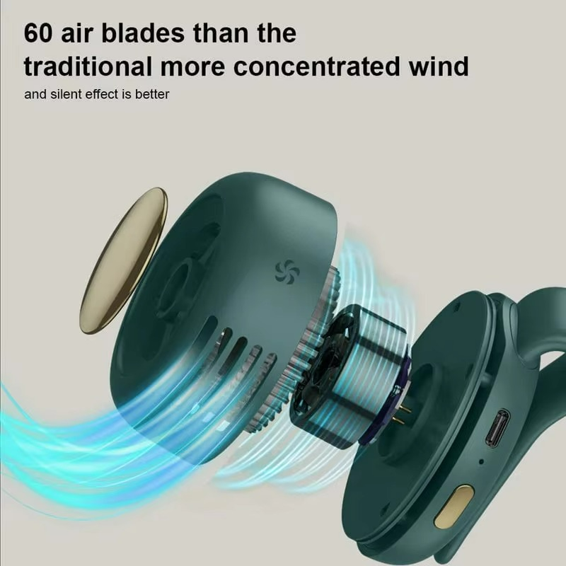 Kleiner Wirbelwind Clip Taillen- und Nackenventilator