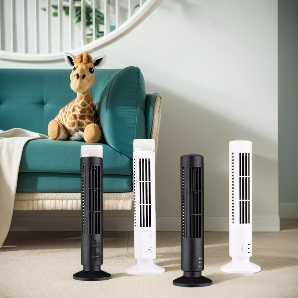 Turmventilator ohne Flügel für den Schreibtisch, tragbarer elektrischer Ventilator