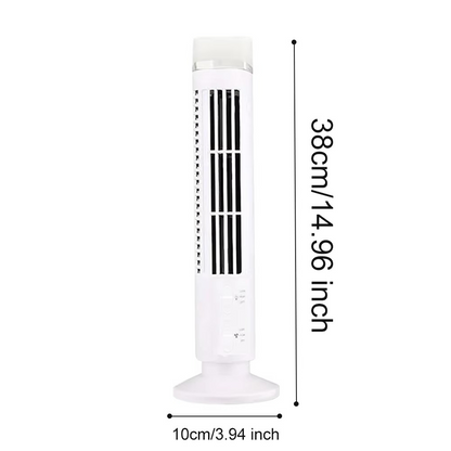 Turmventilator ohne Flügel für den Schreibtisch, tragbarer elektrischer Ventilator