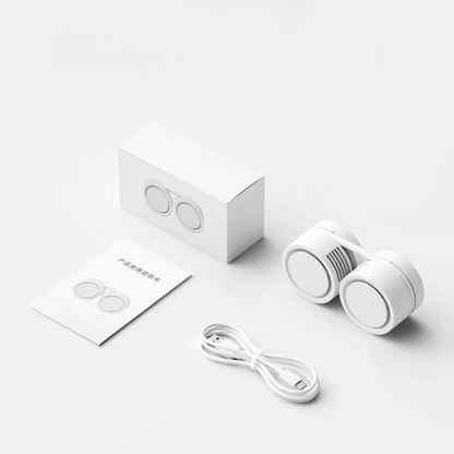 Mini USB ładowalny przenośny składany wentylator na szyję