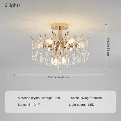 BranchLuxe - Ceiling Light with Organic Twig Design and Warm Glow
