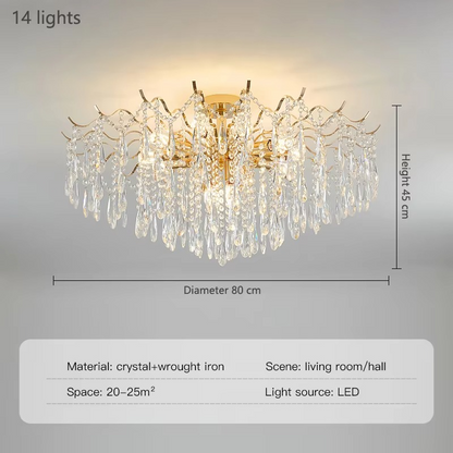 BranchLuxe - Ceiling Light with Organic Twig Design and Warm Glow