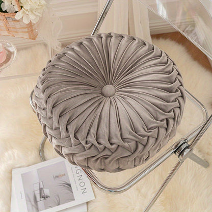 VelvetGlow - Soft Round Cushion for Cozy Spaces
