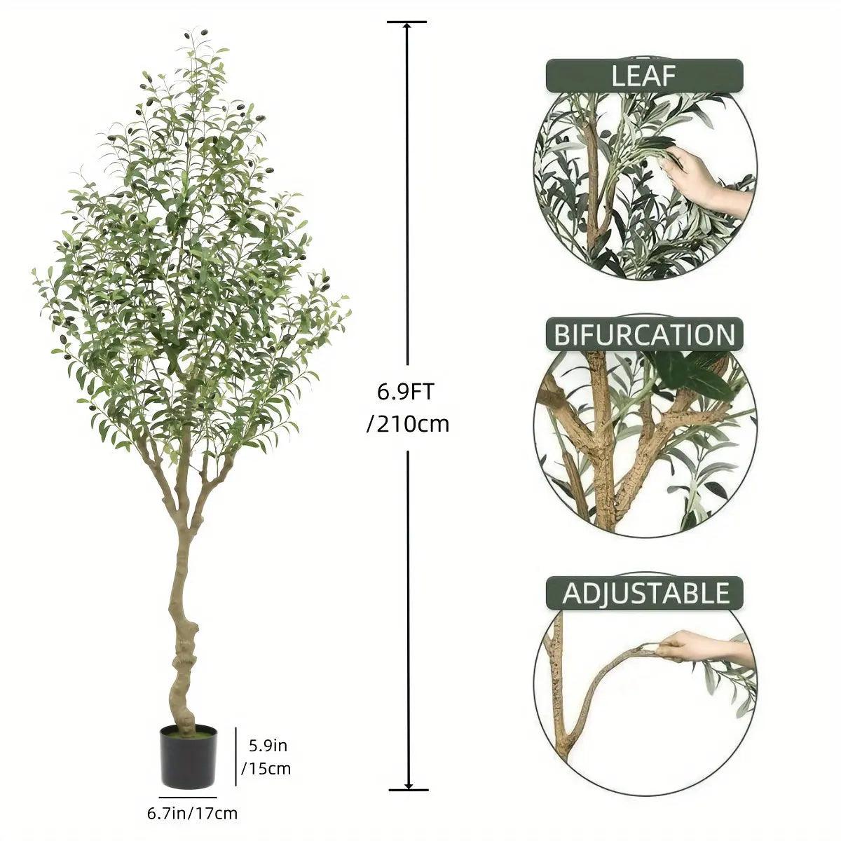 OlivaLeaf - Lifelike Olive Tree Decoration