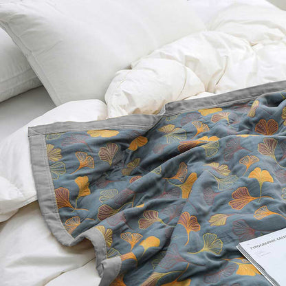 LeafNest - Soft Cotton Bed Linen with Leaf Motif