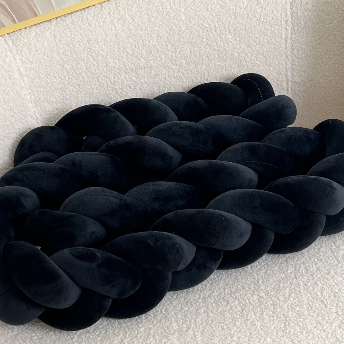 WavePad - Elegante cuscino da pavimento lavabile con motivi geometrici