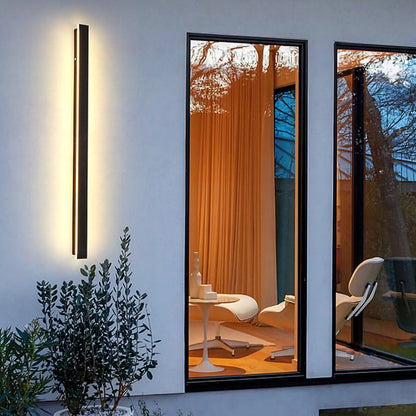 MetalGlow – Contemporary LED Wall Light for Outdoors