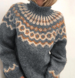 CassandraStyle | Classic Retro Knit Pullover for Women